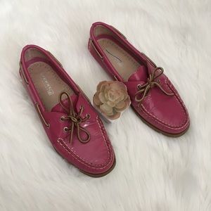 Pink Sperry Top-Sider Boat Shoes size 8